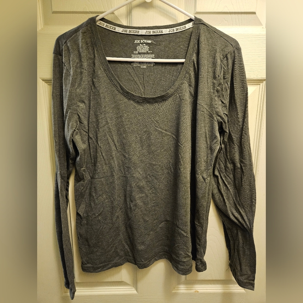 Gray Women's XL Long-sleeved T-shirt